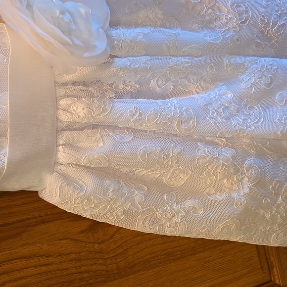 Sweet Pea & Lilli Girl's White Embroidered Tulle Dress First Communion, Easter - Picture 5 of 16